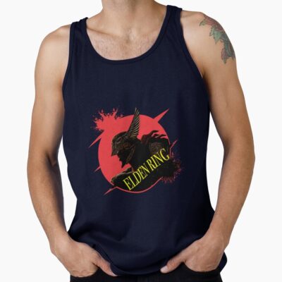 Elden Ring   Red And Black Retro Design Tank Top