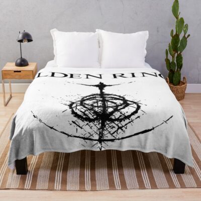 Elden Ring   Hot Symbol Throw Blanket