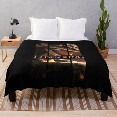 Vintage Malenia Elden Ring   Throw Blanket