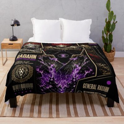 Legend Boss Demigod Dark Throw Blanket