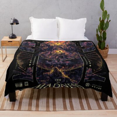 Ode To Madness Throw Blanket