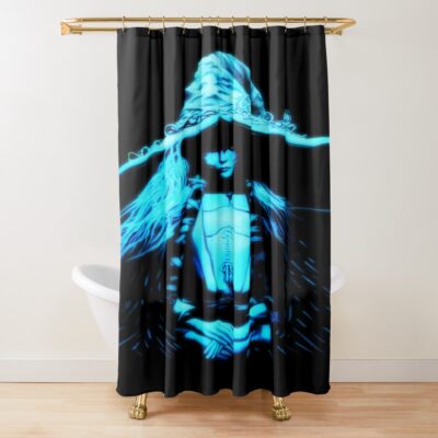 Blue Ranni From Elden Ring   Shower Curtain