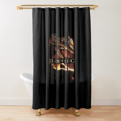 Retro Vintage Malenia Elden Ring   Shower Curtain