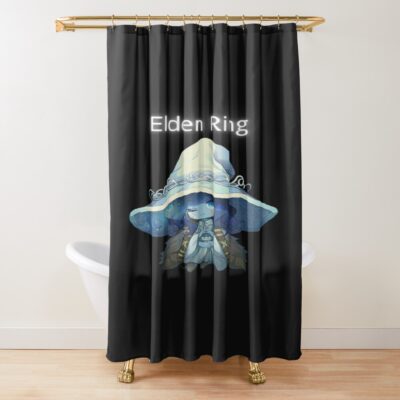 Elden Ring   Chibi Ranni Shower Curtain