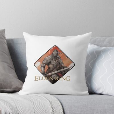 Elden Ring   Logo Throw Pillow
