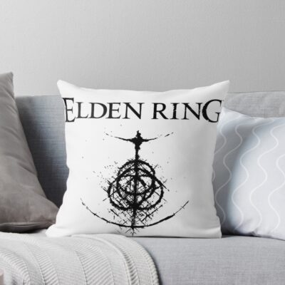 Elden Ring   Hot Symbol Throw Pillow