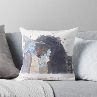 Ranni And Blaidd Elden Ring   Throw Pillow