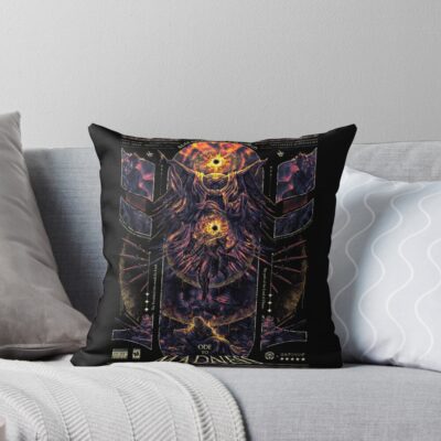 Ode To Madness Throw Pillow